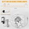 33ft Crystal Globe String Lights, 100 LED Plug-in Fairy Lights with Remote & Timer, 8 Modes, Waterproof, Warm White for Patio, Yard, Porch, Garden, Bedroom, Wedding & Party Decor (33 FT - Warm White)